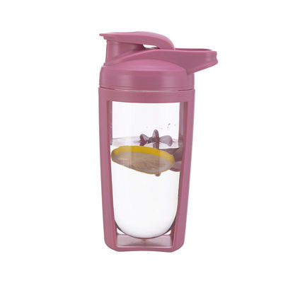 Fitnessstudio Protein Shaker Flasche 650ml Langlebiger Klarplastik mit individuellem Logo und Rührkugel