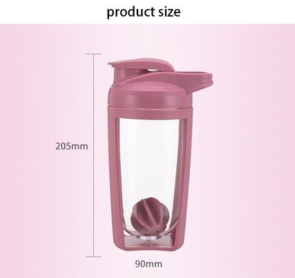Ausgestattete Korrosionsschutzbeschichtung 650ml Gym Shaker Flasche für Kunststoff Fitness Wasserflasche