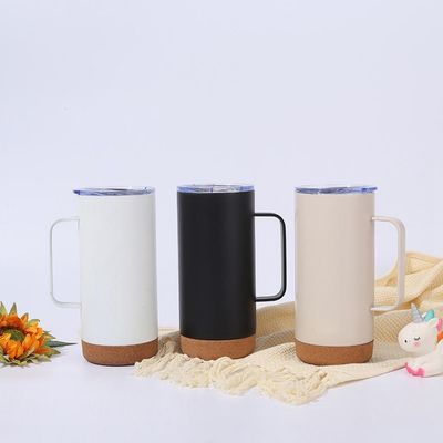 Geschäftsgeschenke 12oz 16oz Doppelmauerte Reisemug Tee-Infuser Edelstahl Weichholz Boden Biermug Mit Deckel