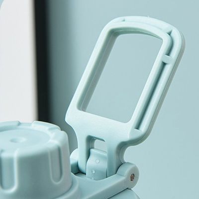 Material 700ml Quadratische tragbare hochtemperaturbeständige Plastikflasche für Camping