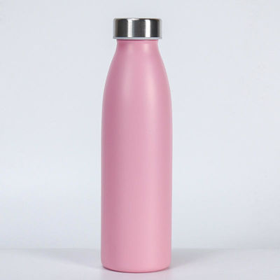 500 ml Edelstahl-Doppelwand-Vakuum-Isolierte Sportflasche mit klappbarem Griff
