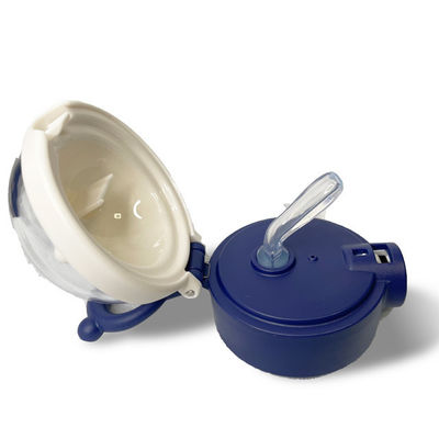 Outdoor Reisen Tritan Material BPA GRATIS Kinder tragen Wasserflasche mit Stroh für die Schule