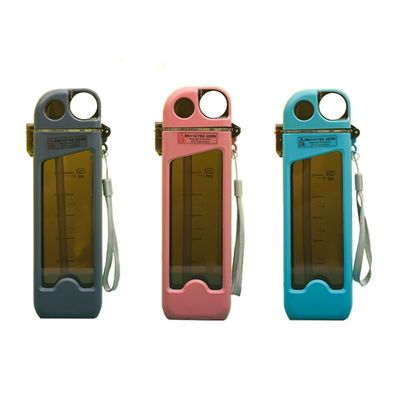 Beliebte Quadrat-Form Outdoor-Reise Wasserflasche 350ml Kapazität auf Lager und BPA-frei