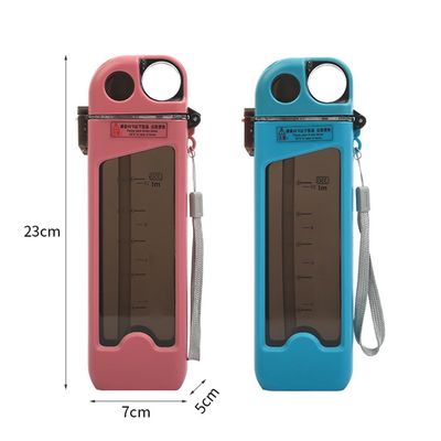 Beliebte Quadrat-Form Outdoor-Reise Wasserflasche 350ml Kapazität auf Lager und BPA-frei