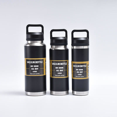 Customized Logo 600ml 800ml Portable Edelstahl Vakuum Isolierte Wasserflasche für Kinder Fitness-Flasche