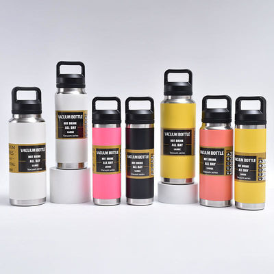 304 Edelstahl-Doppelwand-Tassen mit individuellem Logo Wasserflasche Portable Vakuumflaschen