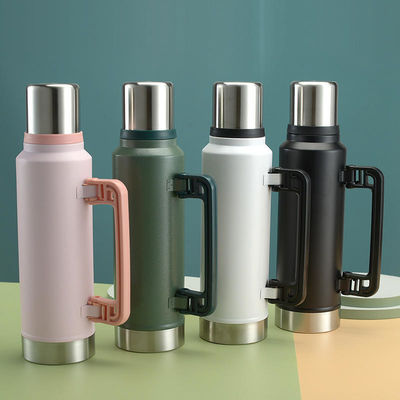 Leckdichte Klassische Wasserflasche für Outdoor-Aktivitäten 1400ml Edelstahlthermos