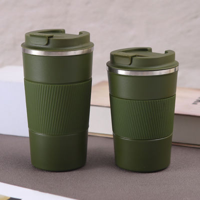 Edelstahl-Wasserbecher mit Schraubdeckel 380 ml 510 ml Custom Logo Breitmunde Kaffeetasse