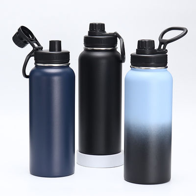 304 Edelstahl Sportflasche Große Kapazität Thermosbecher mit Griff und benutzerdefiniertes Logo