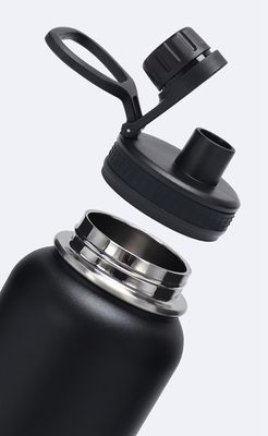 304 Edelstahl Sportflasche Große Kapazität Thermosbecher mit Griff und benutzerdefiniertes Logo