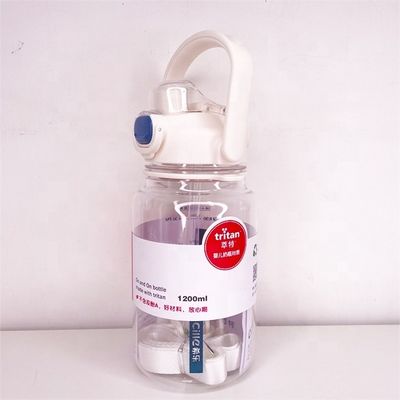 297g Kunststoff Sport Wiederverwendbares Motivations- Halb-Gallon-Gradie-Tug Tritan Wasserflasche