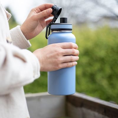 Vakuumflaschen Thermosen 32OZ benutzerdefiniertes Logo Edelstahl Doppelwand Thermosflasche