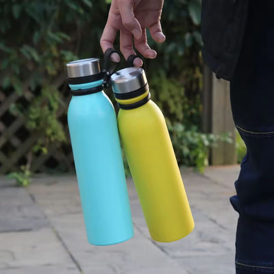 Edelstahl Custom Logo Thermosflasche 400ml Doppelschutz für Firmengeschenk