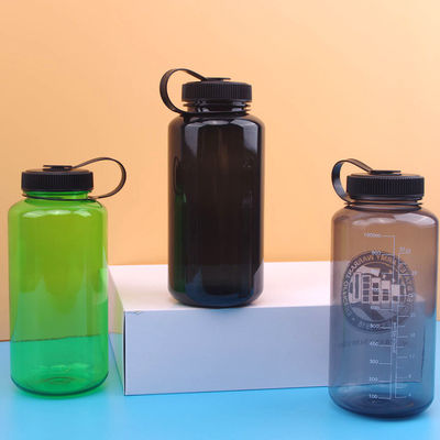 Dauerhafte Wasserflasche aus Kunststoff für den Sport, undicht und ohne BPA, 1 Liter Kapazität