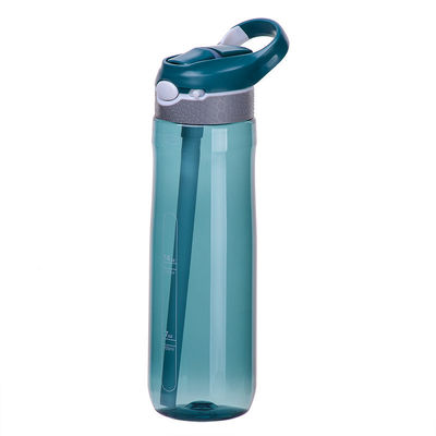 750 ml Wasserflasche für Outdoor-Sportreisen mit Zeitmarker und Tritan-Food-Silikon