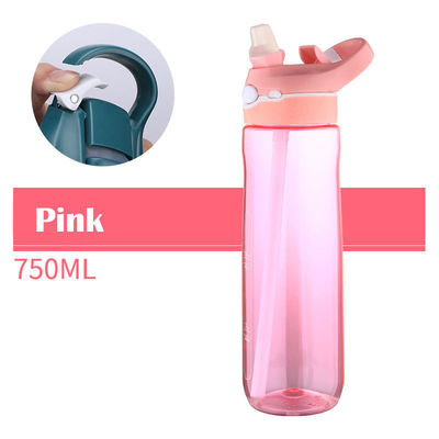 750ml / 25oz Flasche mit rosa Tritan Wasser eine nachhaltige Wahl für Fitness-Enthusiasten