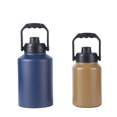 64oz Produktion Vakuum Flaschen Doppelwand Edelstahl Isolierte Wasserflasche