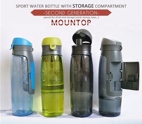 Minimalistischer Design 750 ml Sportflasche aus Kunststoff für die Hydratation unterwegs