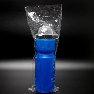 Ausgestattete PE-Plastik 700 ml Plastik-Sportwasserflasche mit Staubdeckung für Radfahren