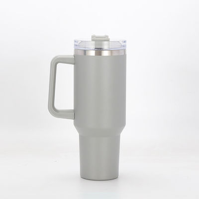 Leckdichte, tragbare, sportlich isolierte Wasserflasche mit 40oz Kapazität und modernem Design.
