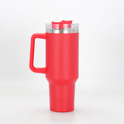 Leckdichte, tragbare, sportlich isolierte Wasserflasche mit 40oz Kapazität und modernem Design.