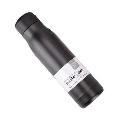 Custom Logo 400ml/500ml Edelstahl Wärmeflasche Reisemügel Doppelwand Isoliert