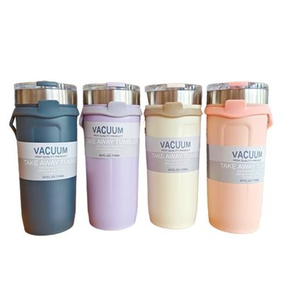 Customized Logo Akzeptable Edelstahl Outdoor Travel Cup mit Silikonseil