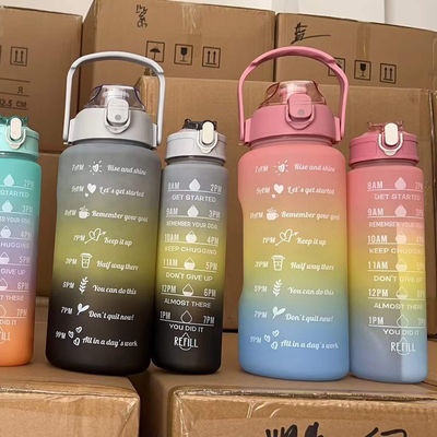 Custom Logo 3 in 1 Set Flasche 250g 120g 63g Stil Tomatodos Plastik Wasserflasche