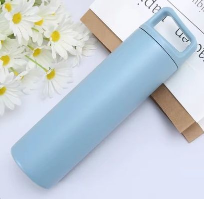 480 ml/600 ml Edelstahl Thermosflasche Doppelwand Custom Logo Portable Reise Studenten heißen Wasserkocher
