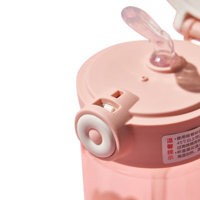 Zeichentrickfilm-Design-Stil Tritan Plastik-Wasserflasche für Kinder zur Schule zu nehmen