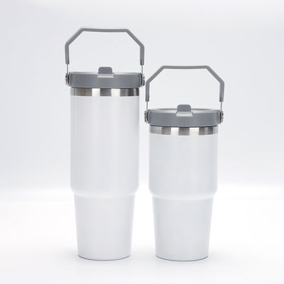 Edelstahl 40 Oz Tumbler Vakuum isolierte Reise Thermosflasche mit Deckel und Griff