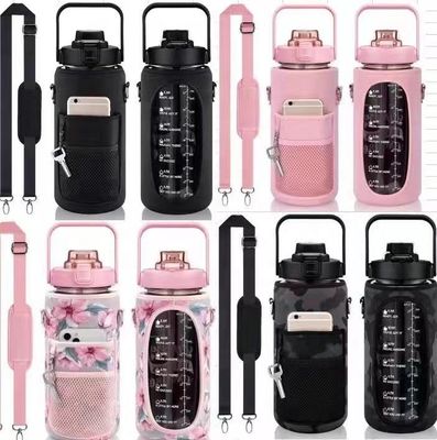 Country-Design-Flasche mit Telefontasche und benutzerdefiniertem Riemen