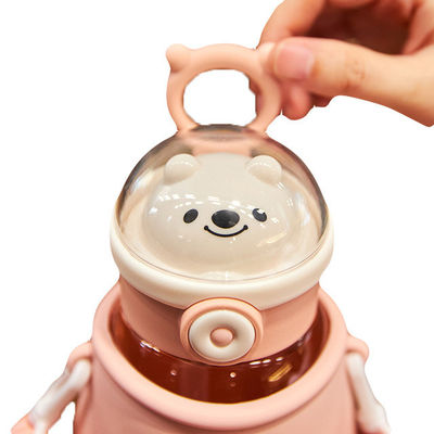 Vorrätig für den Schulbesuch 660 ml süße rosa Plastikflasche aus Tritan für Kinder