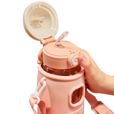Vorrätig für den Schulbesuch 660 ml süße rosa Plastikflasche aus Tritan für Kinder