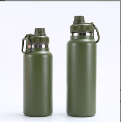 Vakuumflaschen 32oz Breitmunde Edelstahl-Wasserflasche für die Hydratation unterwegs