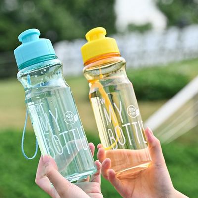 500 ml transparente PET-Plastik-Klarwasserflasche für die Außenhydratation