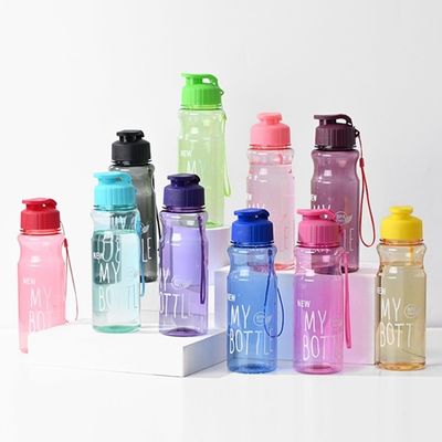 500 ml transparente PET-Plastik-Klarwasserflasche für die Außenhydratation