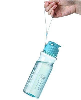 500 ml transparente PET-Plastik-Klarwasserflasche für die Außenhydratation