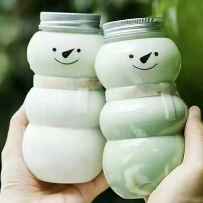 Weihnachtsbaumförmige Wasserflasche 500 ml 300 ml für Milchtee Kaffee