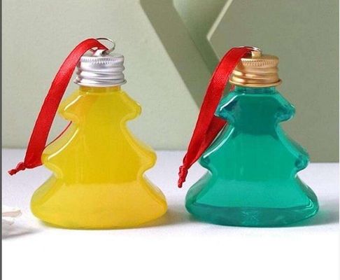 Custom 500ml PET Kunststoff Schneemann Weihnachtsflasche für Getränke Dekoration