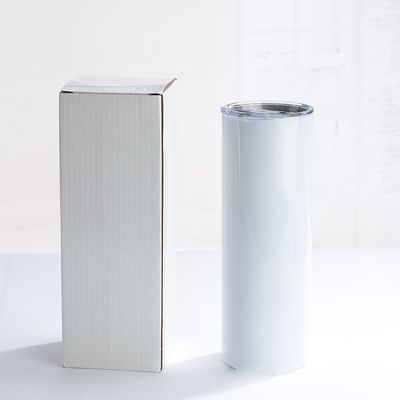 20oz/30oz angepasste Farbe Sublimation Leere Edelstahl dünne gerade Tumbler Tassen mit Stroh
