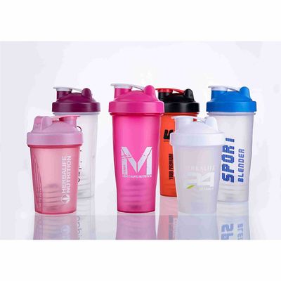 Beliebte kleine 400 ml Glitter Plastik-Shaker Flasche für Blasentee und Outdoor-Sport