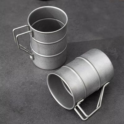 Portable 304 Edelstahl Biermug Wasserflasche mit Griff minimalistischen Design Stil