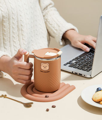304 Edelstahl Kaffeebecher nachhaltig 450 ml undicht isolierte Tasse für Studenten