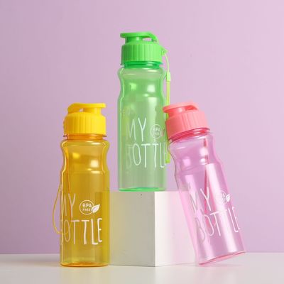 500 ml Plastikwasserflaschen in großen Mengen, tragbare klare Trinkbecher für Lagerbestände