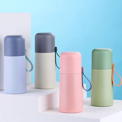 280 ml/500 ml 304Edelstahl einfache tragbare Mini Kugel Thermosflasche mit Seil