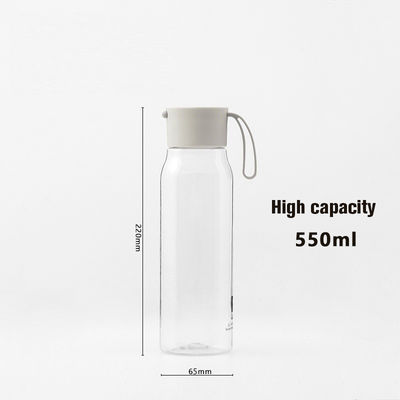 550 ml Bpa freier, lecksicherer Deckel, wiederverwendbarer Getränk, Tritan-Wasserflasche, ideal zum Laufen