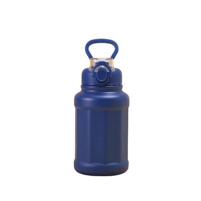 Außensport-Thermos-Tasche aus Edelstahl mit 700 ml großer Kapazität und Stroh