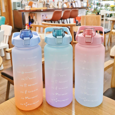 2000 ml Farbschalen mit Zeitskala und Wasserflasche für Erwachsene