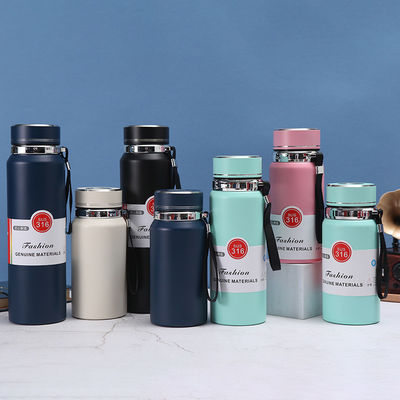 Bestseller Doppelwand-Wasserflasche aus Edelstahl mit großer Kapazität